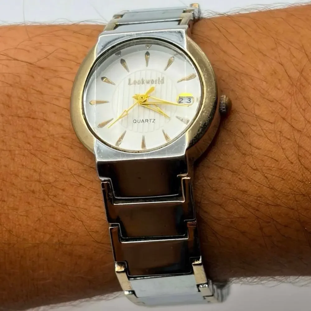 Silver & Gold Lookworld Watch